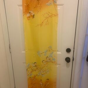 Beautiful silky scarf for spring & summer-new. Fresh out of wrap. Never worn.